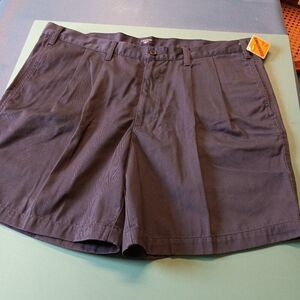 NWT Dockers Cotton Mens 40 Navy Stain Defender Shorts